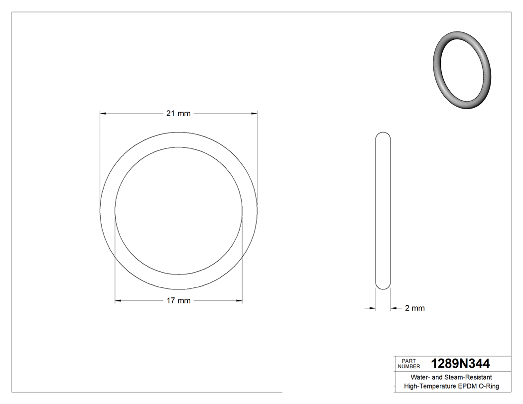 Technical drawing - 1289N344